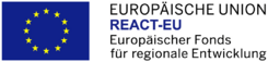 Logo: Europäische Union REACT-EU Europäischer Fonds für regionale Entwicklung