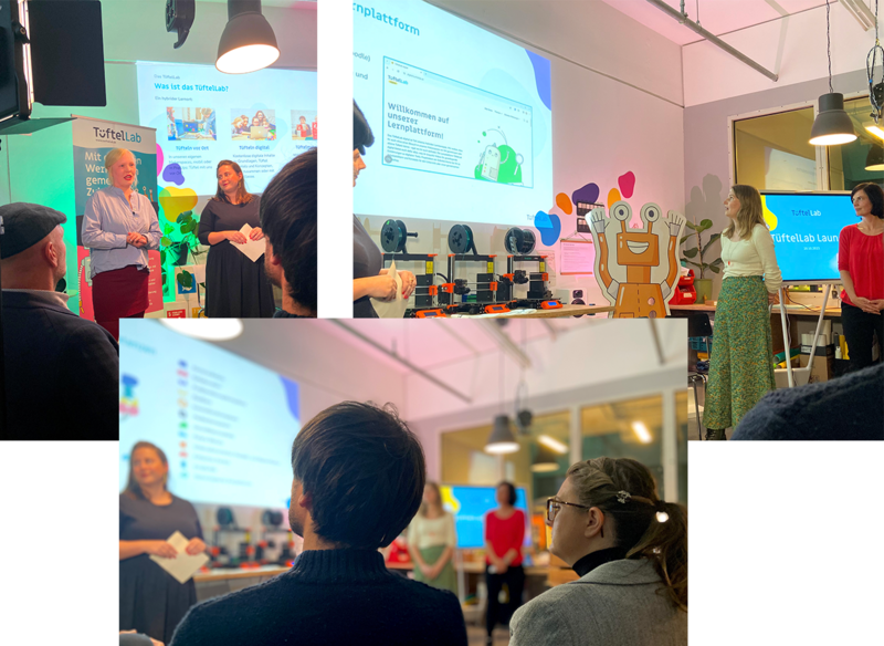 Vorstellung des TüftelUniversums bei der TüftelLab Eröffnung